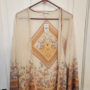 New Sheer Patterned Cover Up